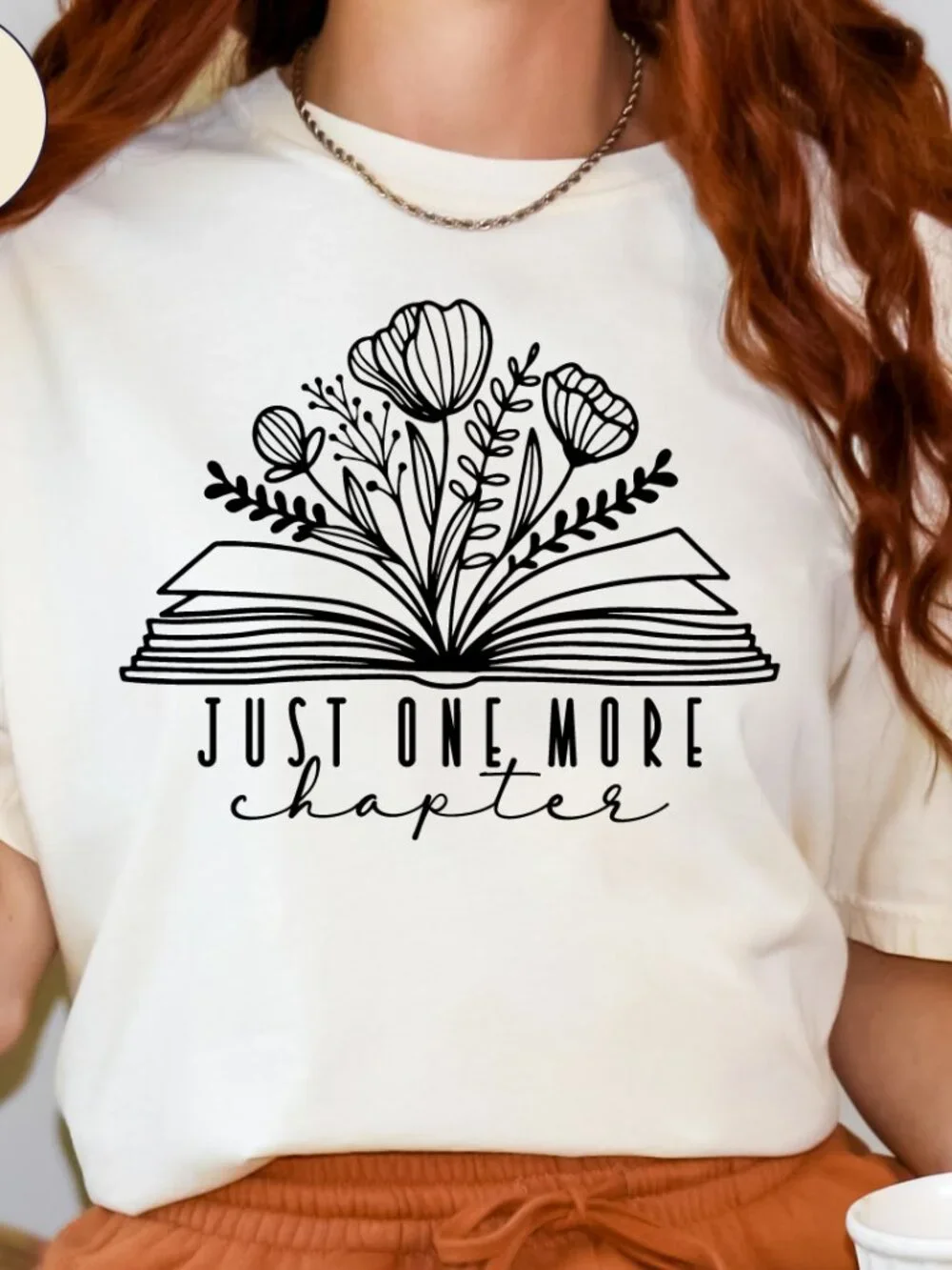 Just One More Chapter T-shirt NEW‎